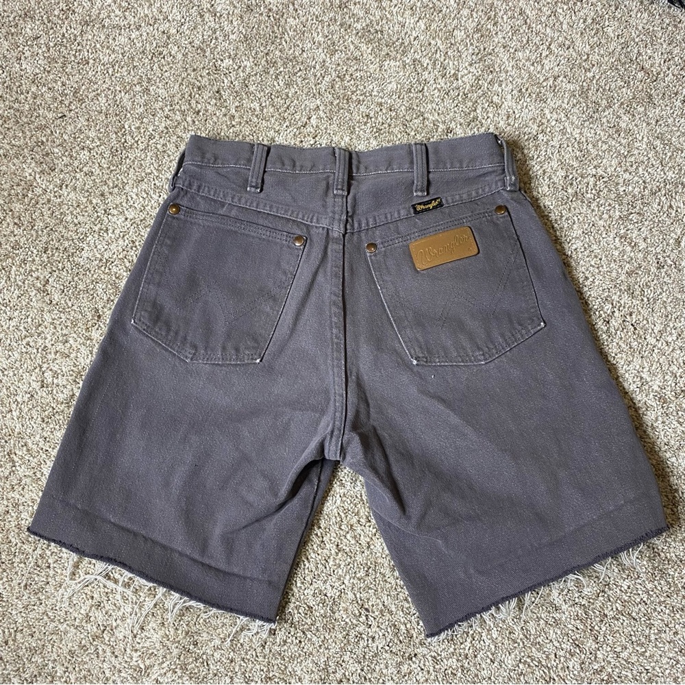 Vintage Wrangler Cut-Off Long Jean Shorts - Picture 2 of 11